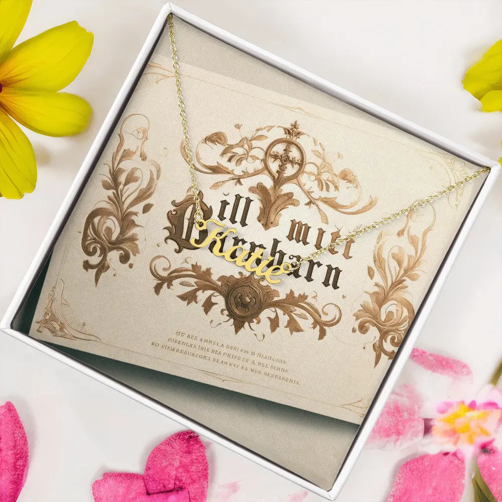 "A Gift from the Heart – Personalized Name Necklace for Someone You Love" - House of Sinners