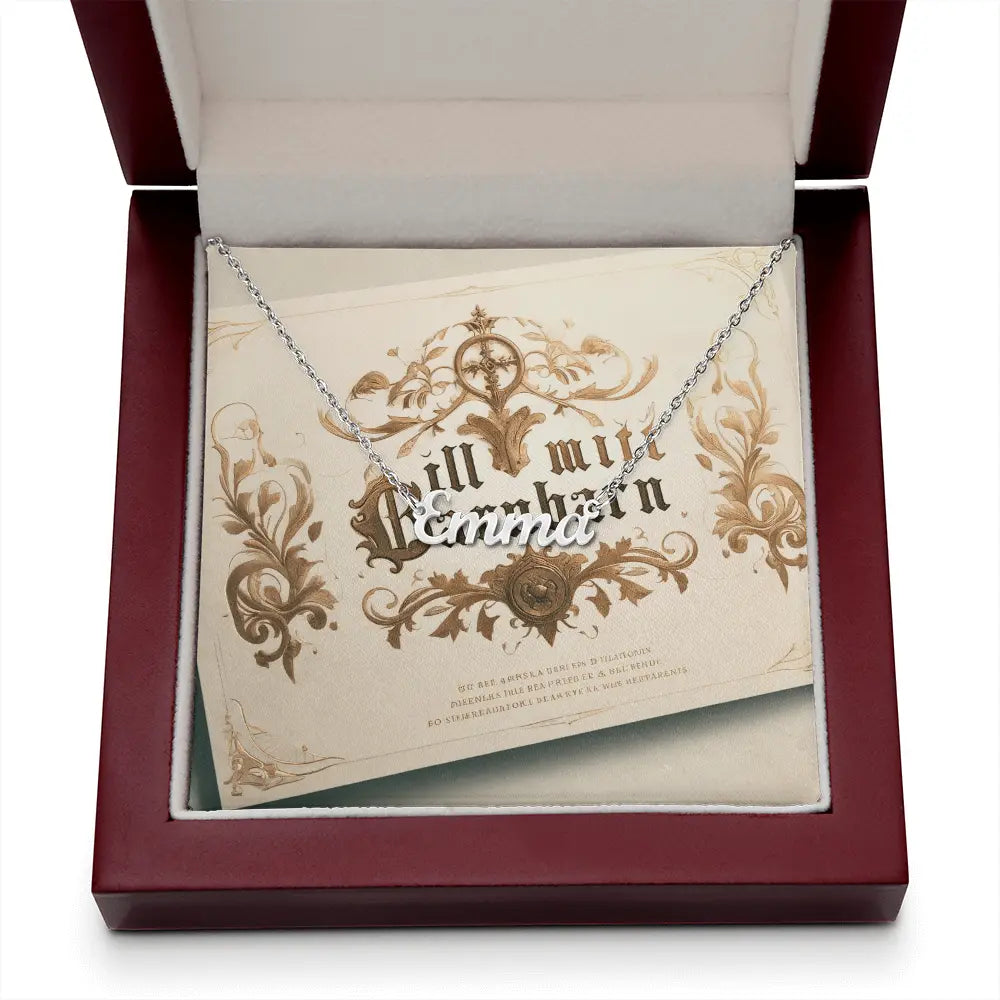"A Gift from the Heart – Personalized Name Necklace for Someone You Love" - House of Sinners