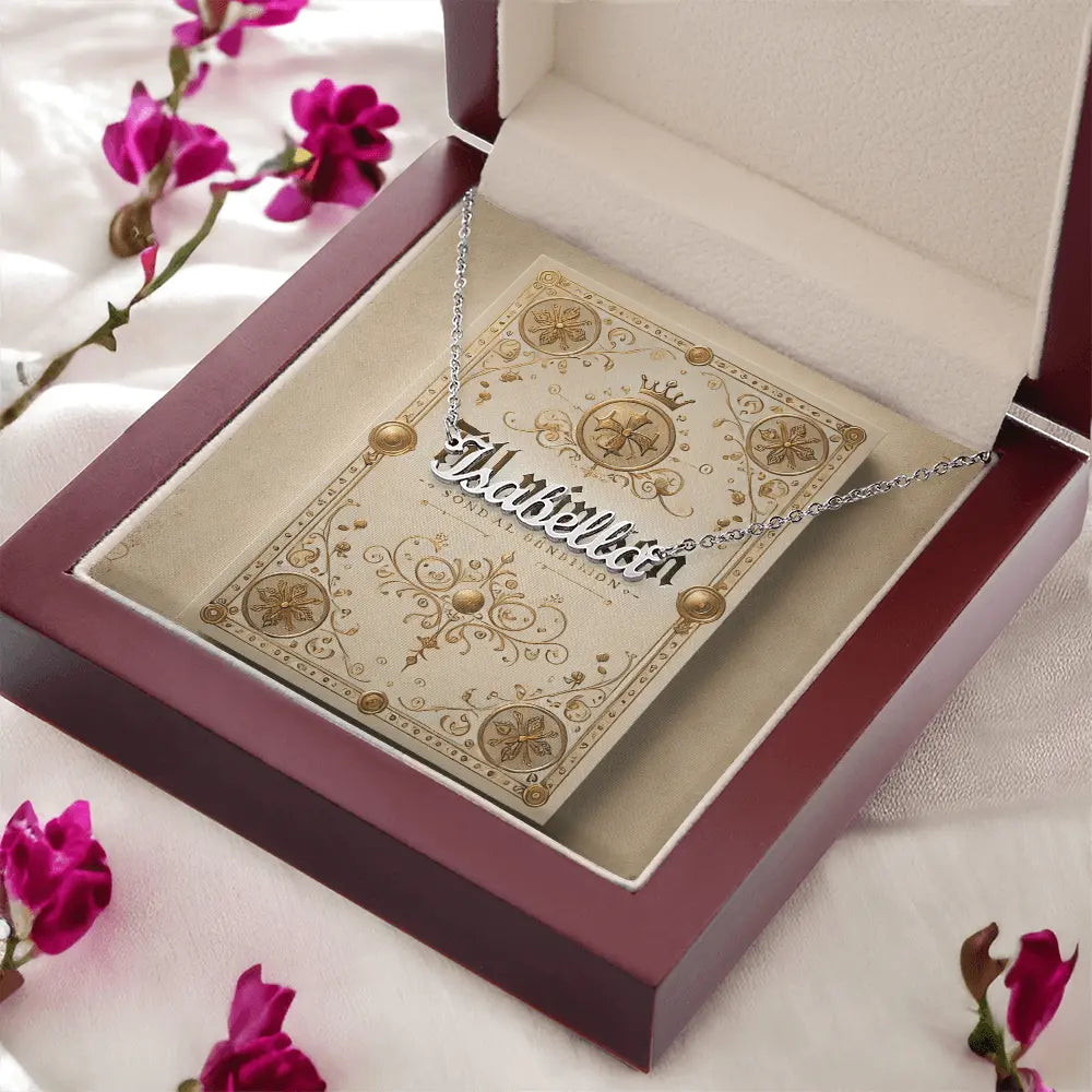 "A Gift from the Heart – Personalized Name Necklace for Someone You Love" - House of Sinners