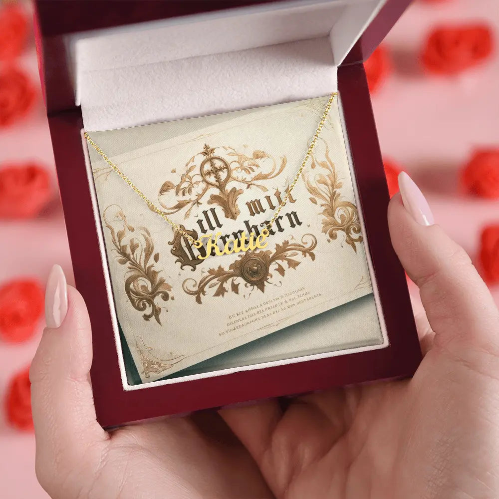 "A Gift from the Heart – Personalized Name Necklace for Someone You Love" - House of Sinners