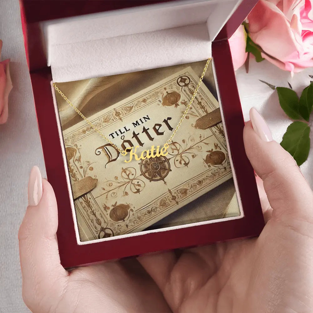 "A Gift from the Heart – Personalized Name Necklace for Someone You Love" - House of Sinners