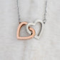 Forever Connected – Double Tangled Hearts Necklace for Eternal Love ShineOn Fulfillment