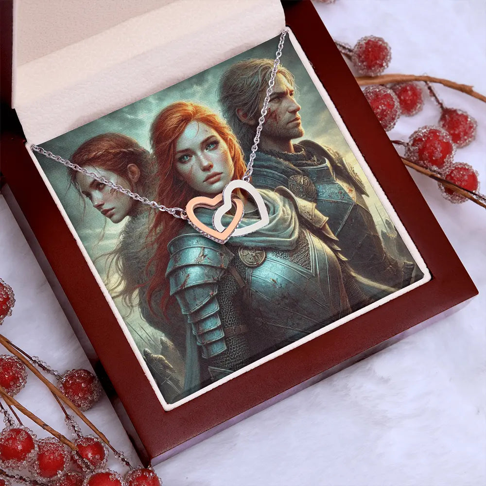Forever Connected – Double Tangled Hearts Necklace for Eternal Love ShineOn Fulfillment