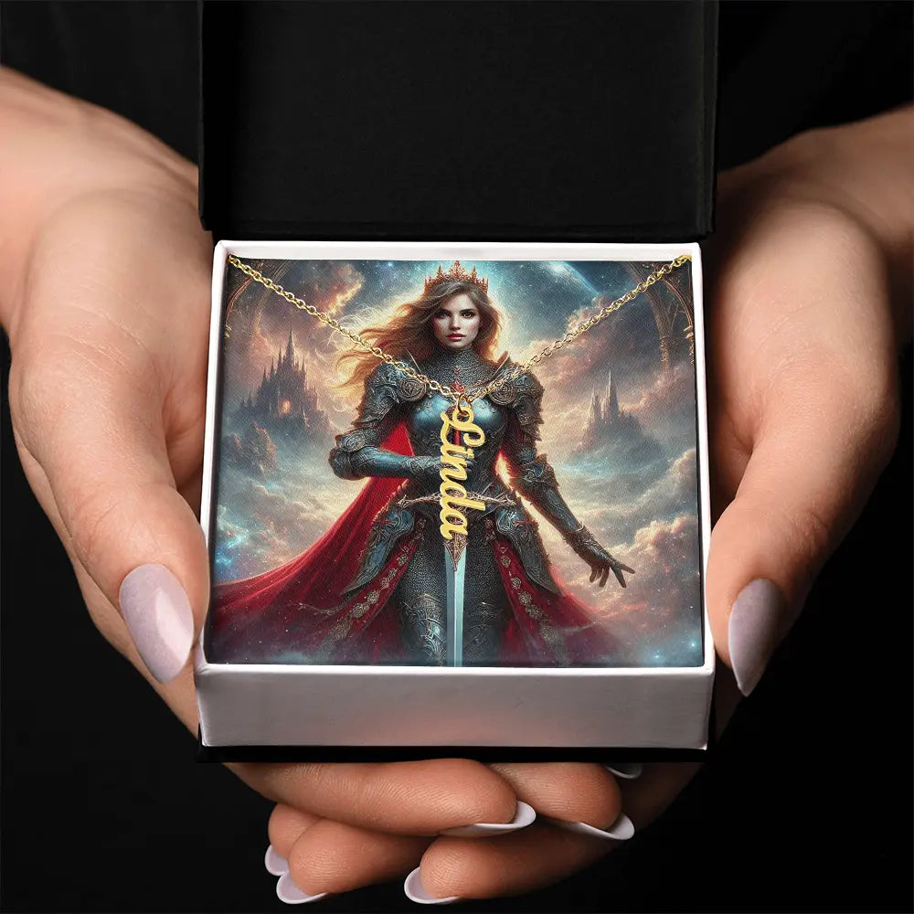 "Your Name, Your Strength – A Necklace as Powerful as You" ShineOn Fulfillment